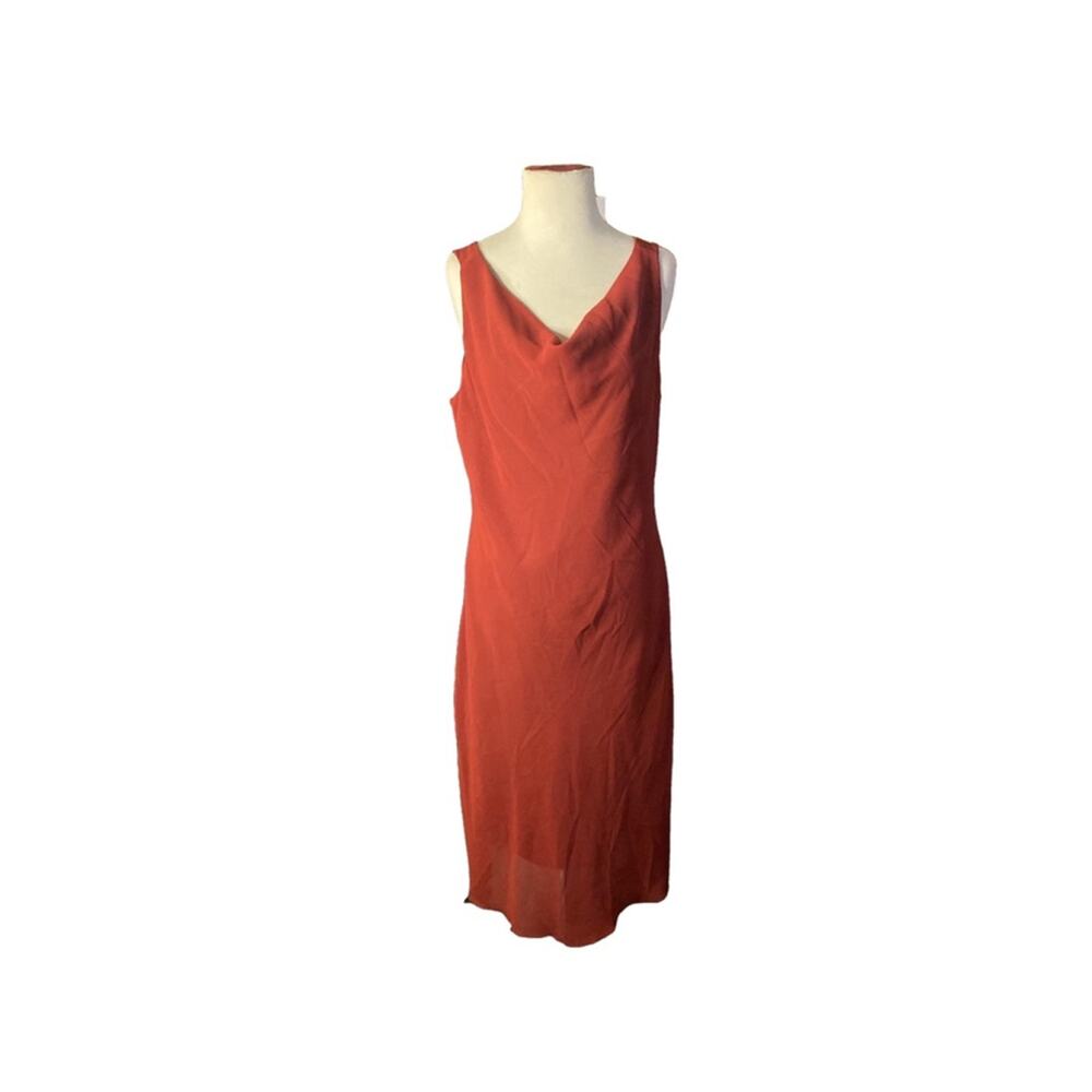 JM Studio Women's Red Sleeveless Dress Plus Size 16 100% Polyester